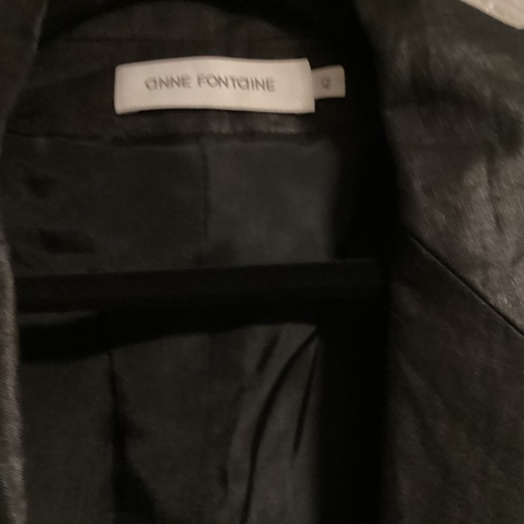 Anne Fontaine  Black Jacket, Size M, Color Black - Picture 3 of 4